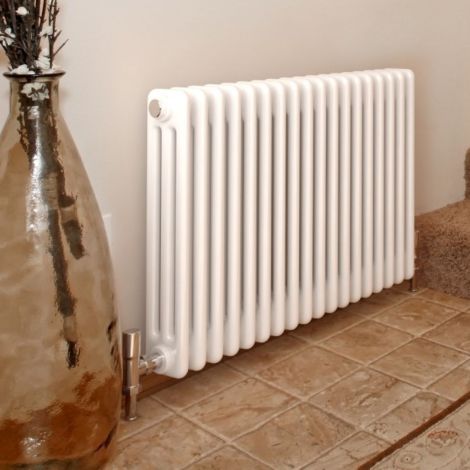 Old Style White Traditional 3 Column 600mm x 731mm Radiator