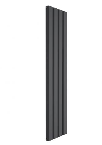Ascot Anthracite Vertical Double Panel 1800mm x 400mm Radiator