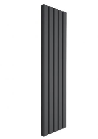 Ascot Anthracite Vertical Double Panel 1800mm x 400mm Radiator