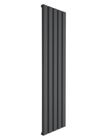Ascot Anthracite Vertical Single Panel 1800mm x 400mm Radiator