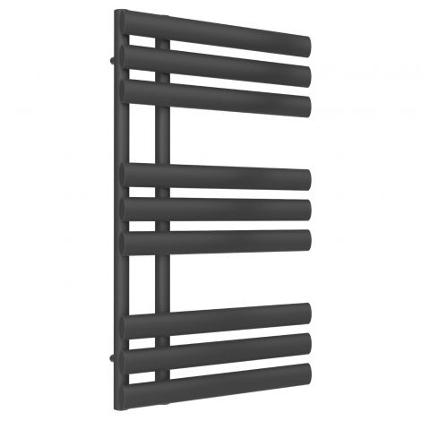 Bournemouth Open Ended Designer Towel Rail 820mm x 500mm in Anthracite
