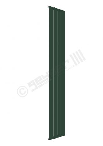 Cardiff Special Flat Vertical Single Panel Designer Radiator 1800mm x 292mm in Mint Green RAL 6029