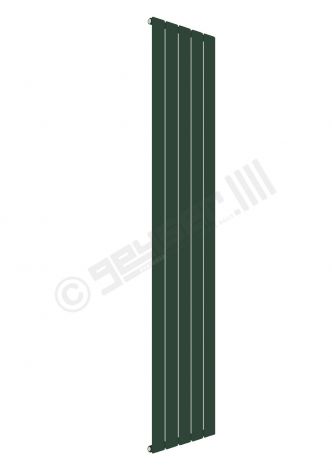Cardiff Special Flat Vertical Single Panel Designer Radiator 1800mm x 366mm in Mint Green RAL 6029