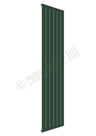 Cardiff Special Flat Vertical Single Panel Designer Radiator 1800mm x 440mm in Mint Green RAL 6029