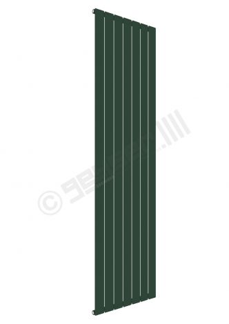 Cardiff Special Flat Vertical Single Panel Designer Radiator 1800mm x 514mm in Mint Green RAL 6029
