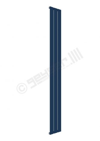 Cardiff Special Flat Vertical Single Panel Designer Radiator 1800mm x 218mm in Middle Sky Blue RAL 5015