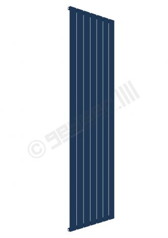 Cardiff Special Flat Vertical Single Panel Designer Radiator 1800mm x 514mm in Middle Sky Blue RAL 5015