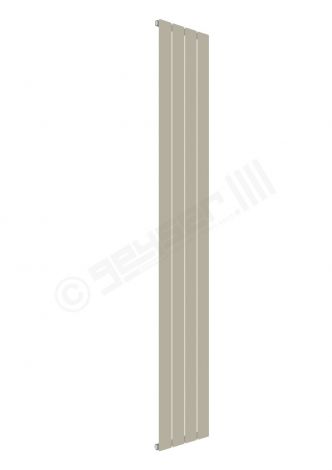 Cardiff Special Flat Vertical Single Panel Designer Radiator 1800mm x 292mm in Pebble Grey RAL 7032