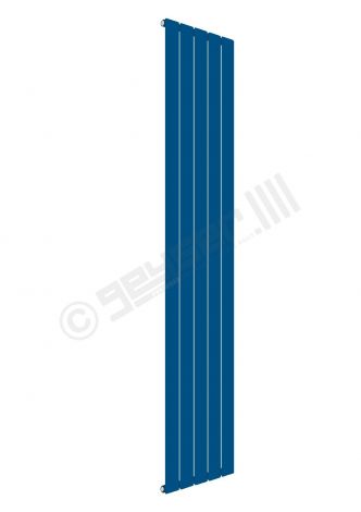 Cardiff Special Flat Vertical Single Panel Designer Radiator 1800mm x 366mm in Middle Sky Blue RAL 5015