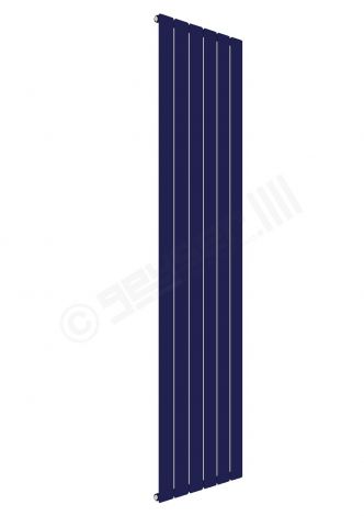 Cardiff Special Flat Vertical Single Panel Designer Radiator 1800mm x 440mm in Middle Sky Blue RAL 5015