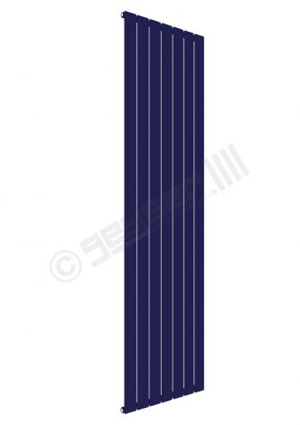 Cardiff Special Flat Vertical Single Panel Designer Radiator 1800mm x 514mm in Middle Sky Blue RAL 5015