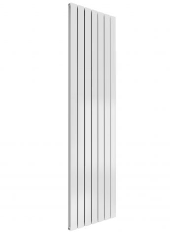 Cardiff double panel vertical designer radiator in white 1800mm high x 514mm wide