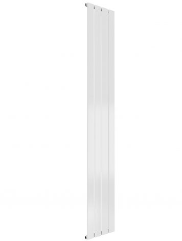 Cardiff single panel vertical designer radiator in white 1800mm high x 292mm wide