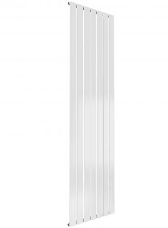 Cardiff single panel vertical designer radiator in white 1800mm high x 514mm wide