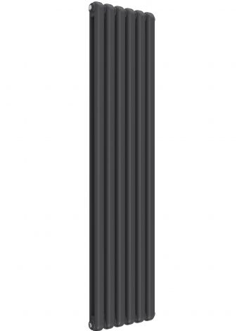 Anthracite Chunky Column Vertical Radiators - 1800mm High