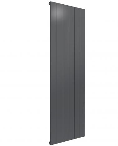 Leeds Anthracite Flat Vertical Single Panel Aluminium Radiator 1800mm High X 565mm Wide