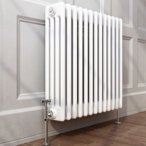 Old Style White Traditional 4 Column 500mm x 731mm Radiator