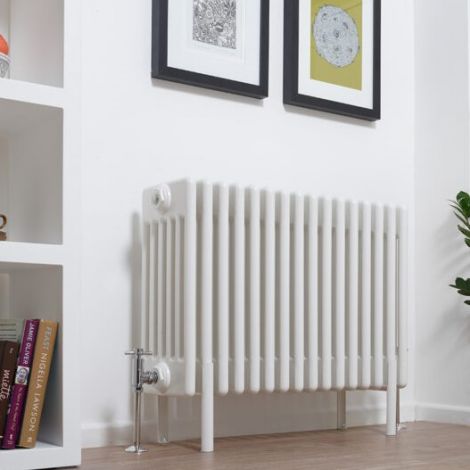 Old Style White Traditional 6 Column 500mm x 1130mm Radiator