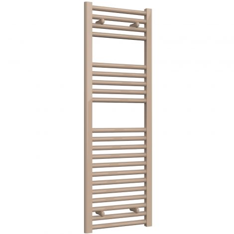 Premium - 400mm Wide Latte Straight Ladder Thermostatic 7 Day Programmable Electric Towel Rails with Remote Control
