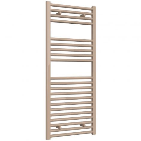 Premium - 500mm Wide Latte Straight Ladder Thermostatic 7 Day Programmable Electric Towel Rails with Remote Control