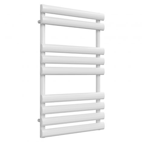 Regis Oval Bar Designer Ladder Rail 820mm x 500mm in White