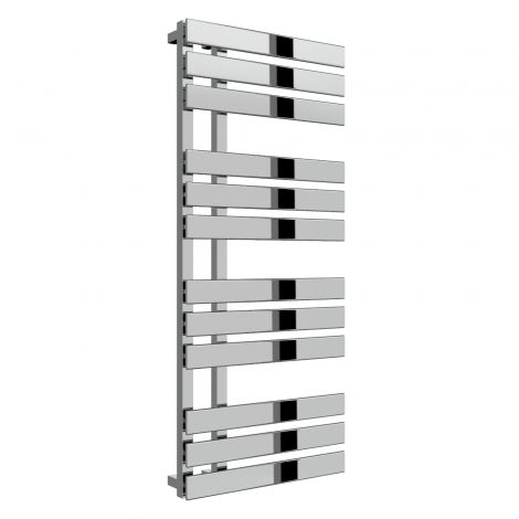 Weymouth Open Sided Designer Towel Rail 1180mm x 500mm in Chrome