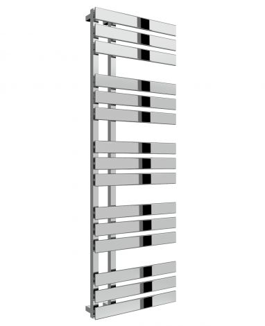 Weymouth Open Sided Designer Towel Rail 1180mm x 500mm in Chrome