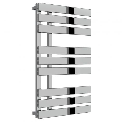 Weymouth Open Sided Designer Towel Rail 860mm x 500mm in Chrome