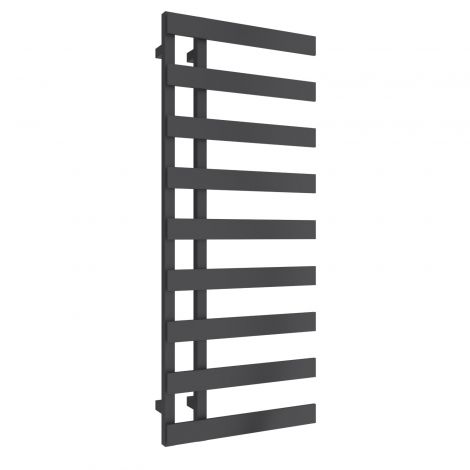 Whitby Open Ended Designer Towel Rail 1235mm x 500mm in Anthracite