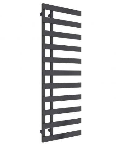 Whitby Open Ended Designer Towel Rail 1235mm x 500mm in Anthracite