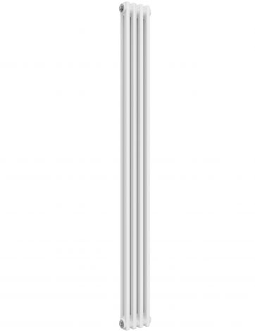 Classic 2 Column White Vertical 1800mm High x 200mm wide Radiator 1800X200