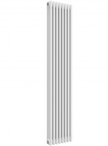 Classic 3 Column White Vertical 1800mm High Radiator 1500X380