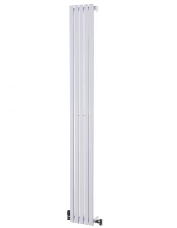 York single panel white vertical designer radiator