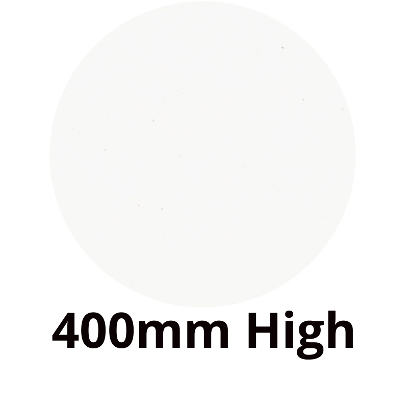 400mm High White Column Radiators